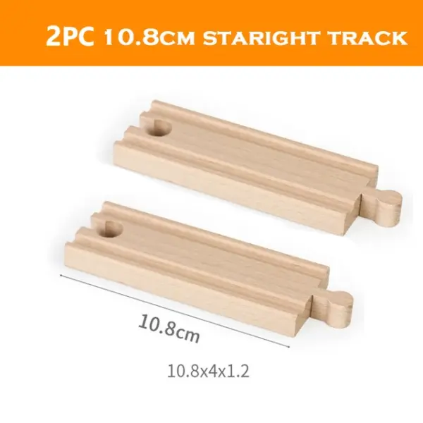 Wooden Train Track Accessories for Railway Fun - Image 27