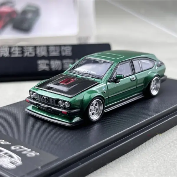 1:64 Scale Diecast Alfa Romeo GTV6 Model Car - Image 6