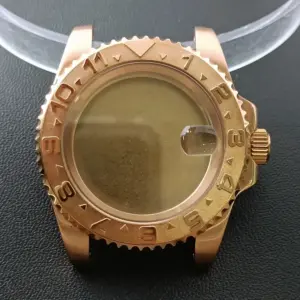 NH35 GMT Steel Watch Case 40.5mm Silver 168 S2604761fa81e419bba6b3e8870eea891B