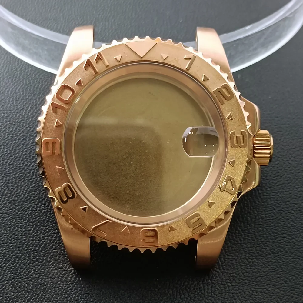 NH35 GMT Steel Watch Case 40.5mm Silver 38 NH35 GMT Steel Watch Case 40.5mm Silver - Image 38