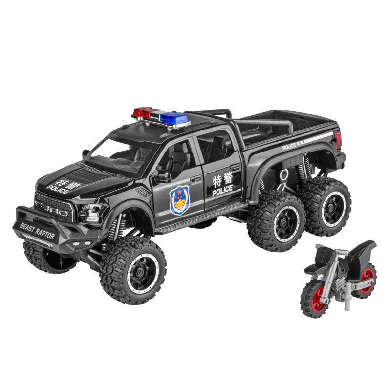 1/28 Raptor F150 Diecast Police Car Model 7 1/28 Raptor F150 Diecast Police Car Model - Image 7