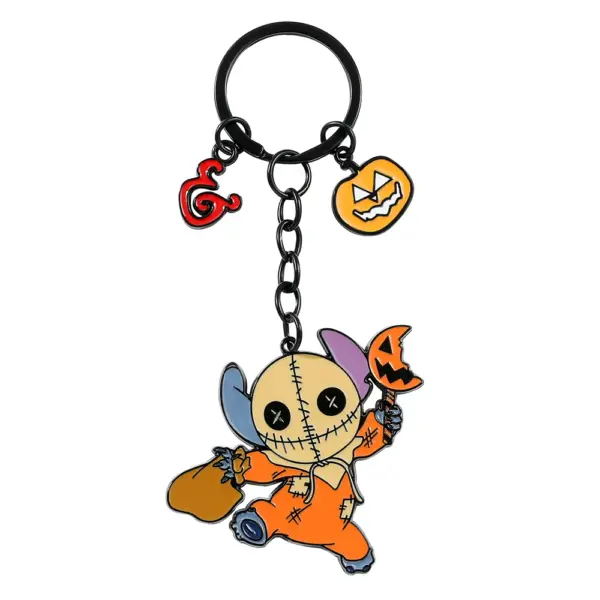 Disney Stitch Keychain Antique Silver Design - Image 10