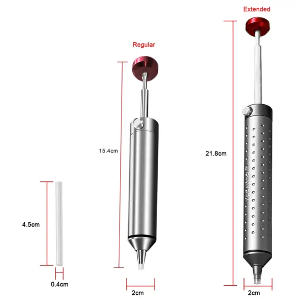 Aluminum Desoldering Pump with Silicone Hoses - Image 2