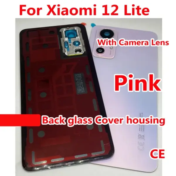 6.55 inches Xiaomi 12 Lite Back Glass Cover Replacement - Image 3