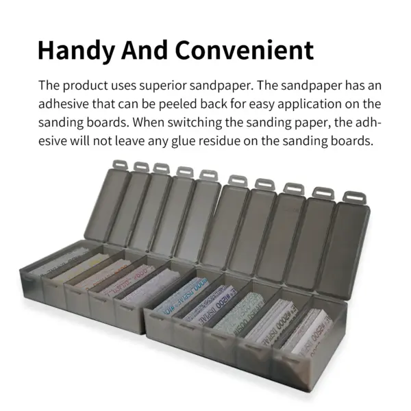 Self-Adhesive Sandpaper Set for Model Making - Image 3