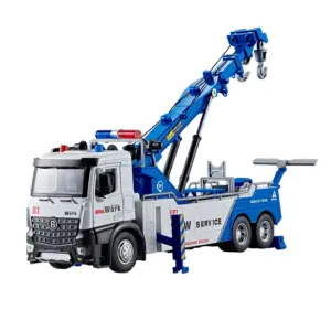 1:32 Alloy Rescue Trailer Model Toy 8 S270ce819131f470e98a73af96430aa24T 1