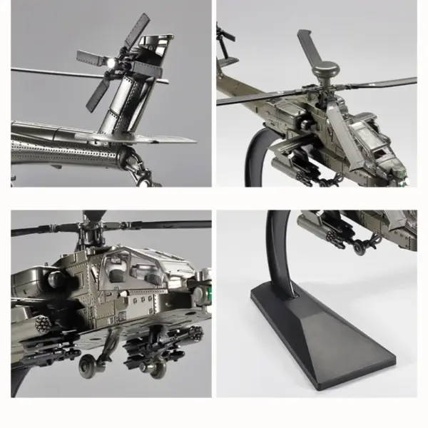 1:32 Alloy Apache Helicopter Model Display - Image 6