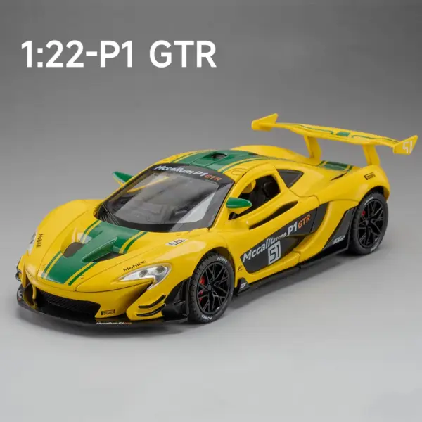 1:22 P1 GTR Diecast Model Sports Car - Image 9
