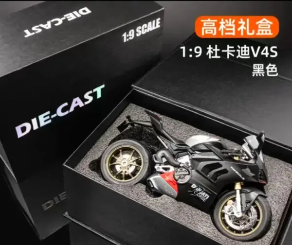 Ducati V4S BMW S1000RR H2R Diecast Motorcycle Model - Image 8