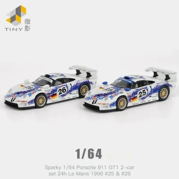 Tiny Sparky 1:64 Porsche Diecast Model Collection - Image 13
