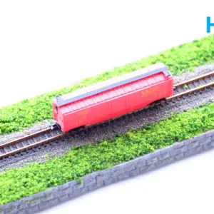 N Scale 1/160 Diecast Red BoxCar Model 8 S276b0a3d0f8943bcaf98cb14f47ae71d2