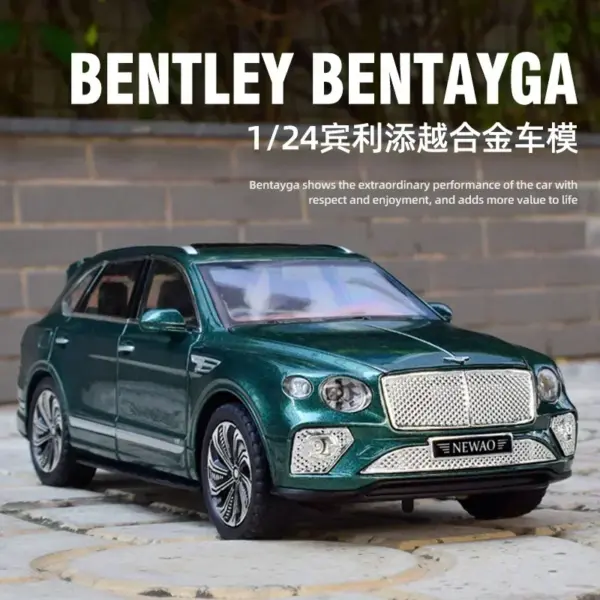 1:24 Scale Bentley Bentayga Diecast Model Car - Image 2