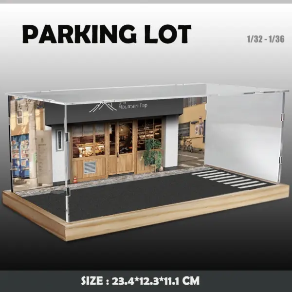 Acrylic Wood Parking Lot Model for 1/32 Scale - Image 6