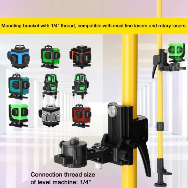 Height Adjustable Telescopic Laser Level Stand - Image 2