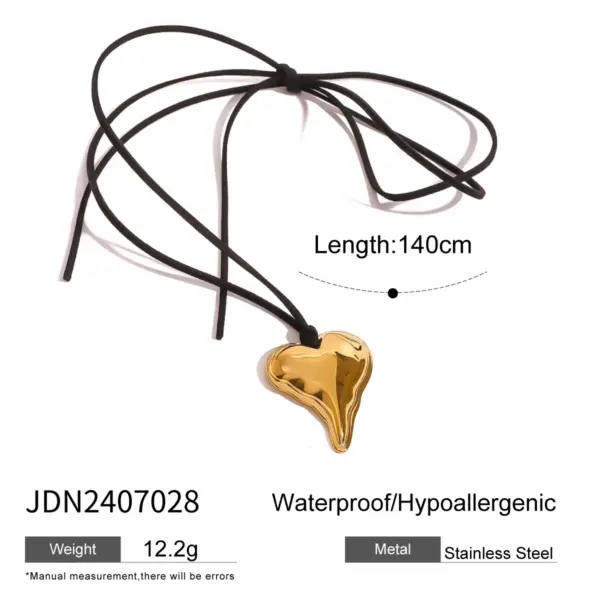 Geometric Stainless Steel Pendant Necklace - Image 11