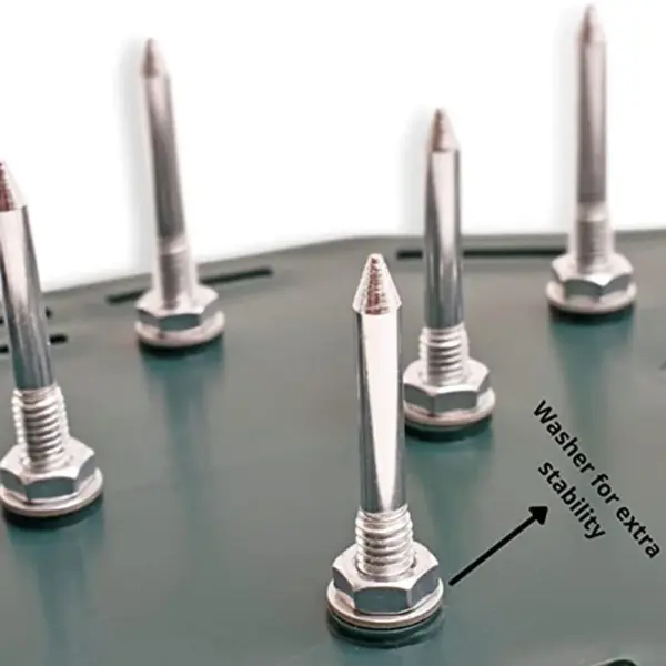 Garden Nail Shoes with Steel Spikes and Brush - Image 4