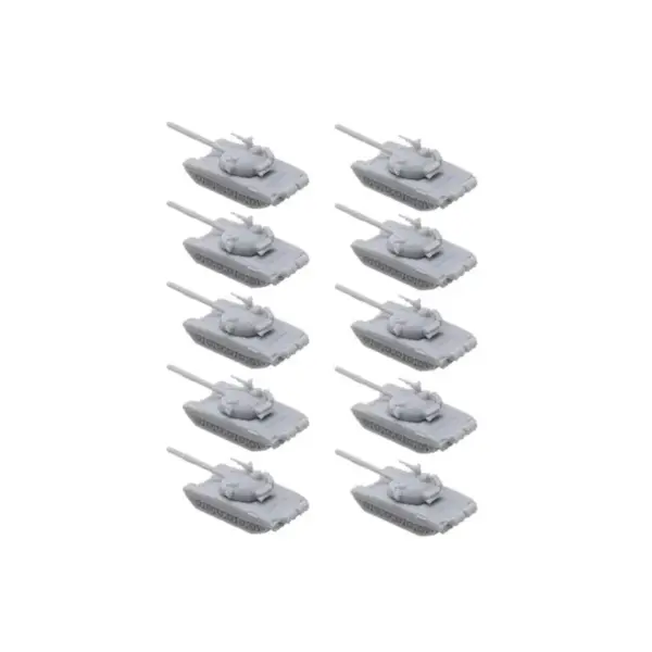 10PCS T-72B Model Tanks for Scale Display - Image 9