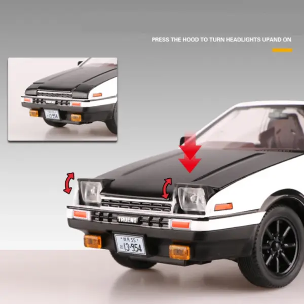 1:20 Scale Alloy Initial D AE86 Diecast Car - Image 3