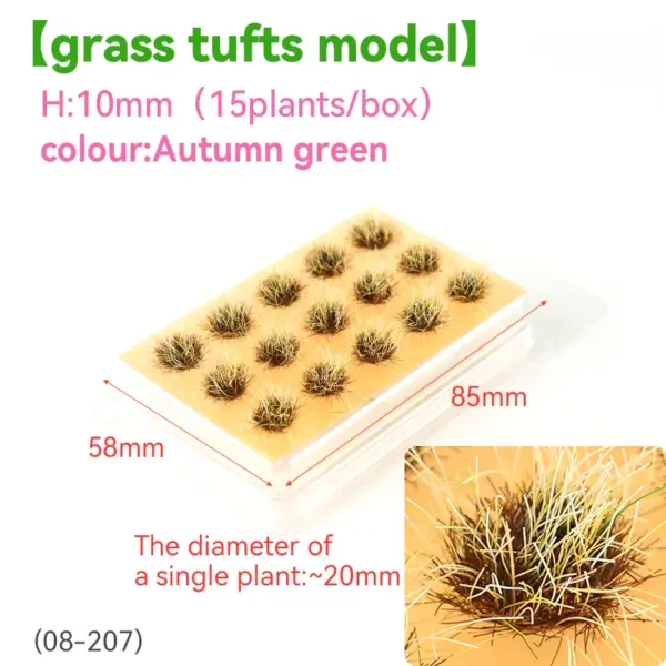 15pcs Miniature Flower Grass Clusters 8mm-10mm - Image 8