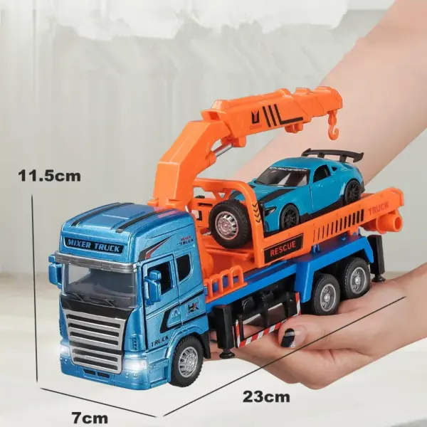 1:32 Alloy Rescue Trailer Model Toy - Image 2