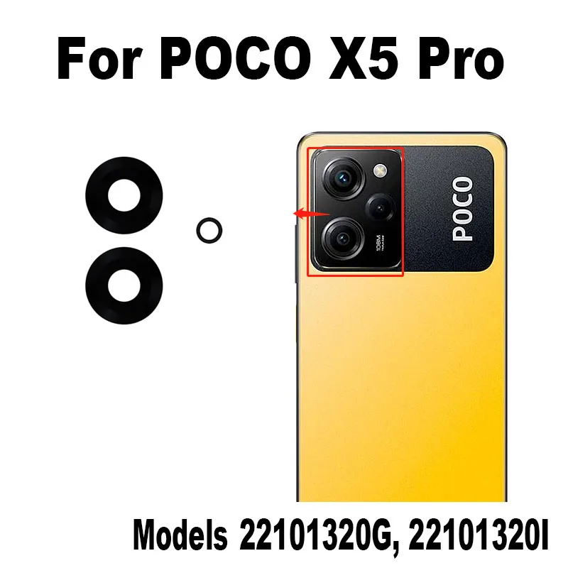 Xiaomi Poco X5 PRO Rear Camera Lens Replacement 2 Xiaomi Poco X5 PRO Rear Camera Lens Replacement - Image 2