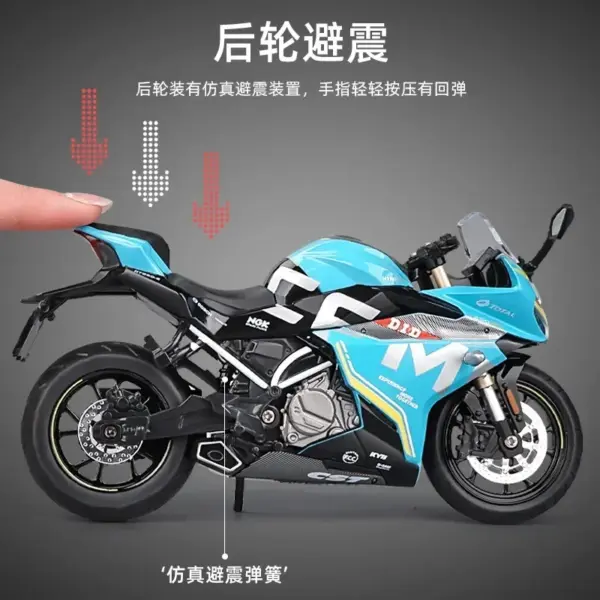 1:12 Scale Alloy Diecast Motorcycle Model - Image 3