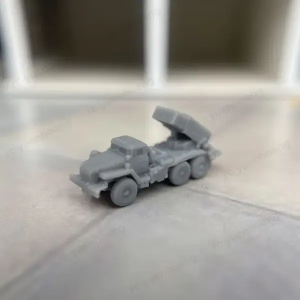 10PCS BM21 Hail Rocket Launcher Resin Model - Image 3