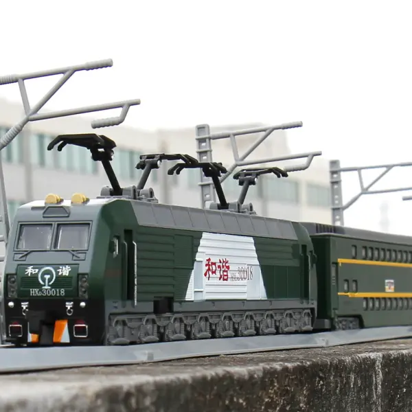 1:87 Alloy Double Deck Train Model
