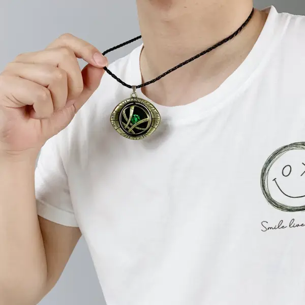 Doctor Strange Infinity Necklace with Eye of Agamotto - Image 4