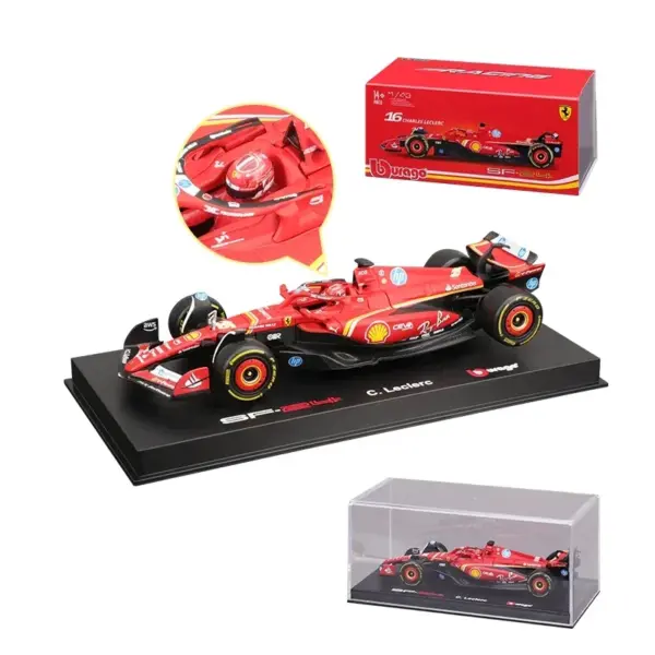 Bburago 1:43 Scale Ferrari SF24 F1 Model - Image 10