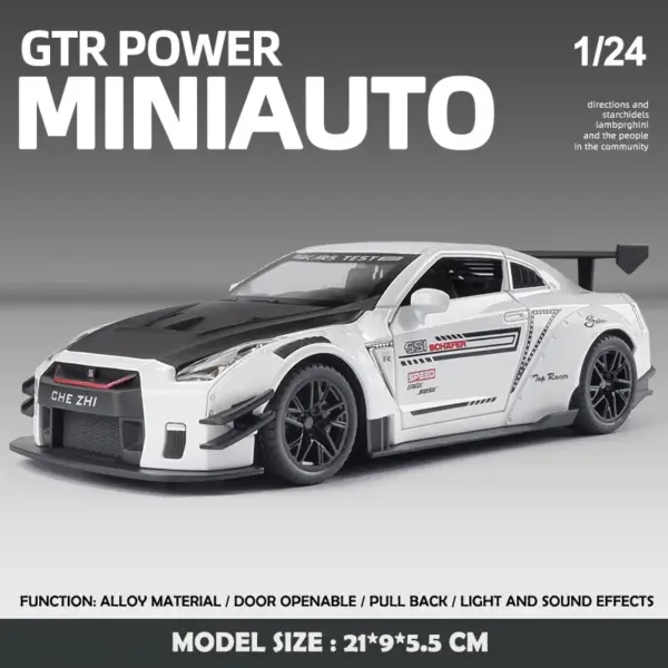 Nissan GTR 1:24 Diecast Model Car - Image 11