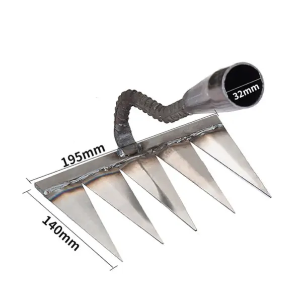 Height Adjustable Garden Tiller with Long Handle - Image 8