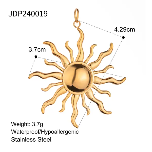 Stainless Steel Sea Shell Pendant Charm - Image 14