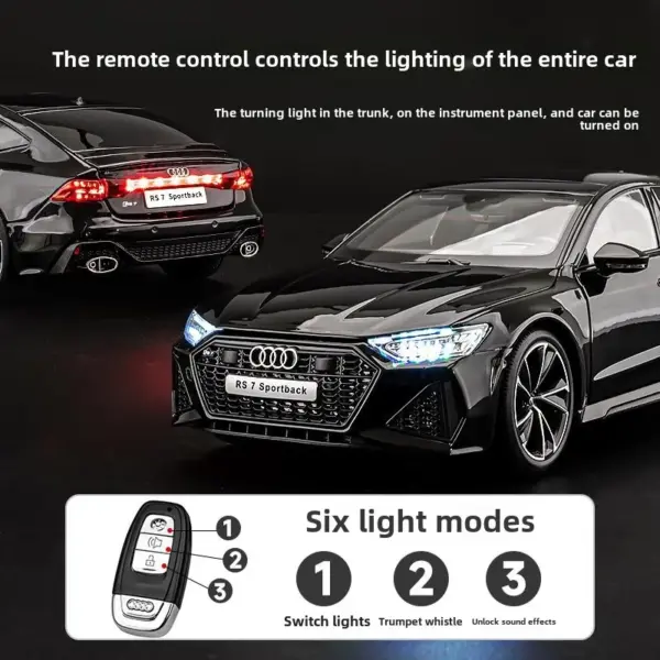 1:18 AUDI RS7 Sportback Alloy Model Car - Image 5
