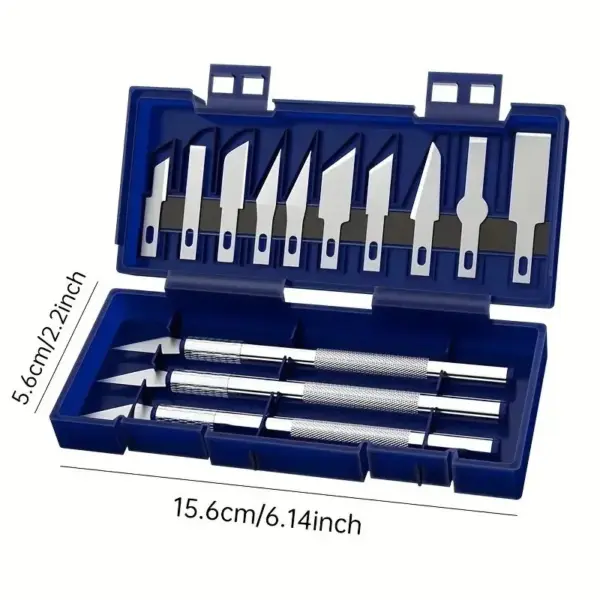 13-Piece Metal Carving Knife Set for DIY - Image 7