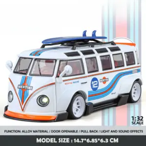 1/32 Scale Volkswagen T1 Transporter Diecast Model 15 S2912b8cd3ab346d892047a304d8dd5b6A