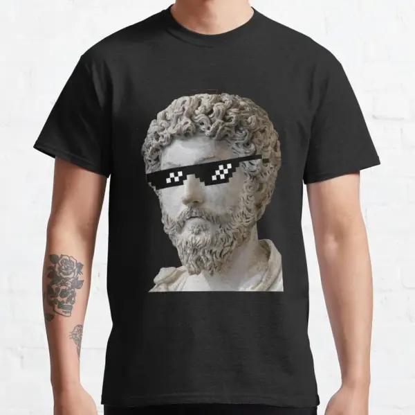 Marcus Aurelius Stoic Philosophy T-Shirt - Image 8