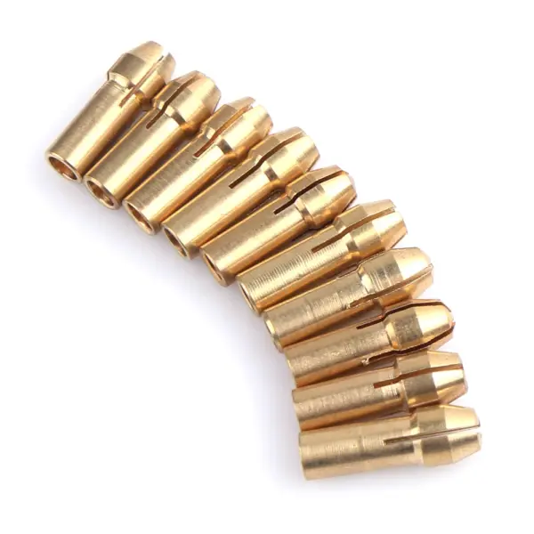 10pcs Mini Brass Collet Chucks for Dremel Tool - Image 4
