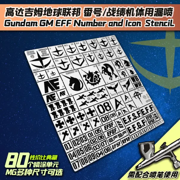 Mecha GM EFF Overspray Mask for Gundam Models - Image 3