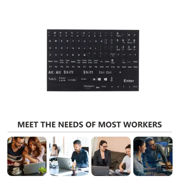 2 Sheets English Keyboard Stickers for Laptops - Image 4
