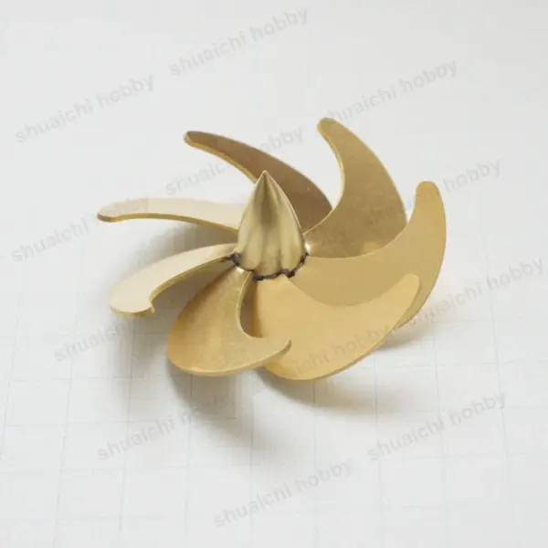 7-Blade Brass Propellers for RC Submarines - Image 4
