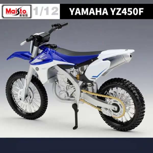 Maisto 1:12 Yamaha YZ450F Diecast Model Motorcycle - Image 6