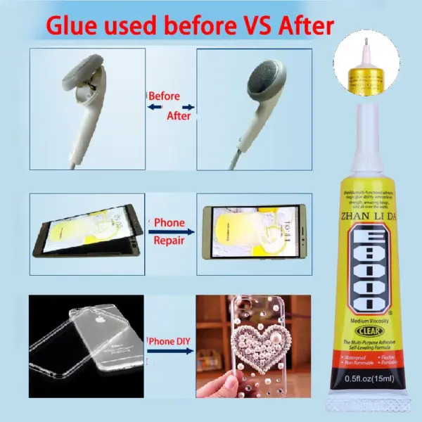 E8000 Glue for Mobile Phone Screen Repairs - Image 6