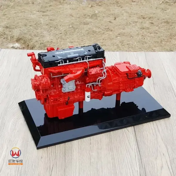 1:10 Scale Diecast Alloy Cummins M15 Model - Image 6