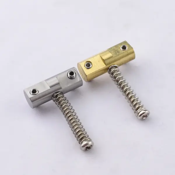 Titanium Brass Guitar Bridge Saddle Set - Image 3