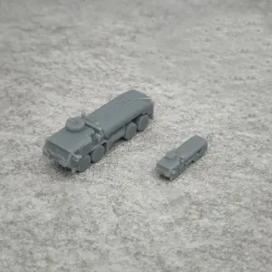 5PCS M978 Resin Model Oil Tank Trucks