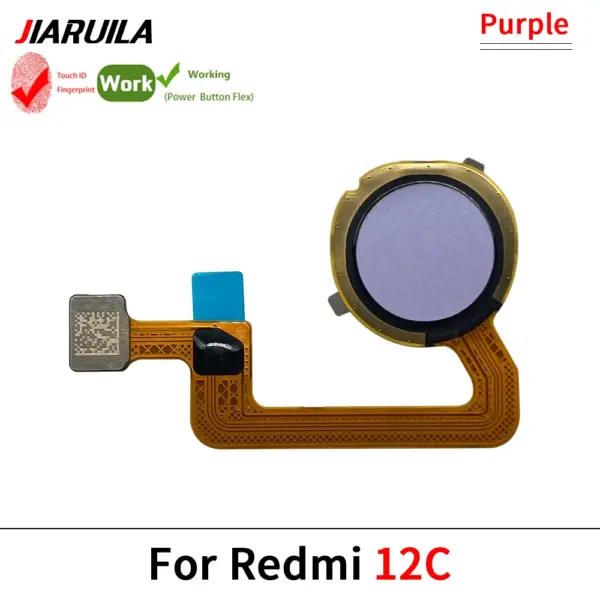 Fingerprint Sensor Home Return Power Button Flex Cable for Xiaomi Redmi 13C - Image 8
