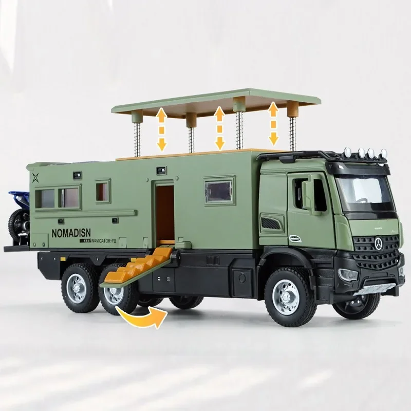 Diecast NOMADISM F Off Road RV Car Model 1:24 4 Diecast NOMADISM F Off Road RV Car Model 1:24 - Image 4