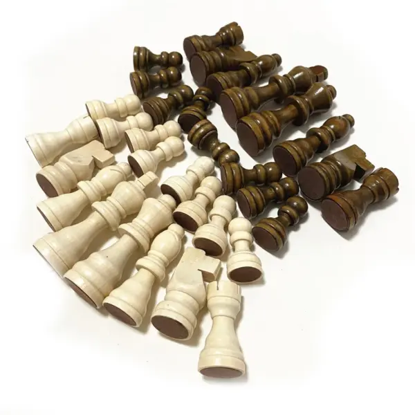 32 Piece Solid Wood Chess Set - Image 4