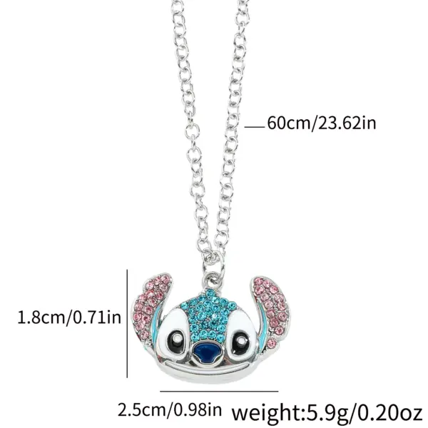 Disney Stitch Cartoon Pendant Necklace for Women - Image 2